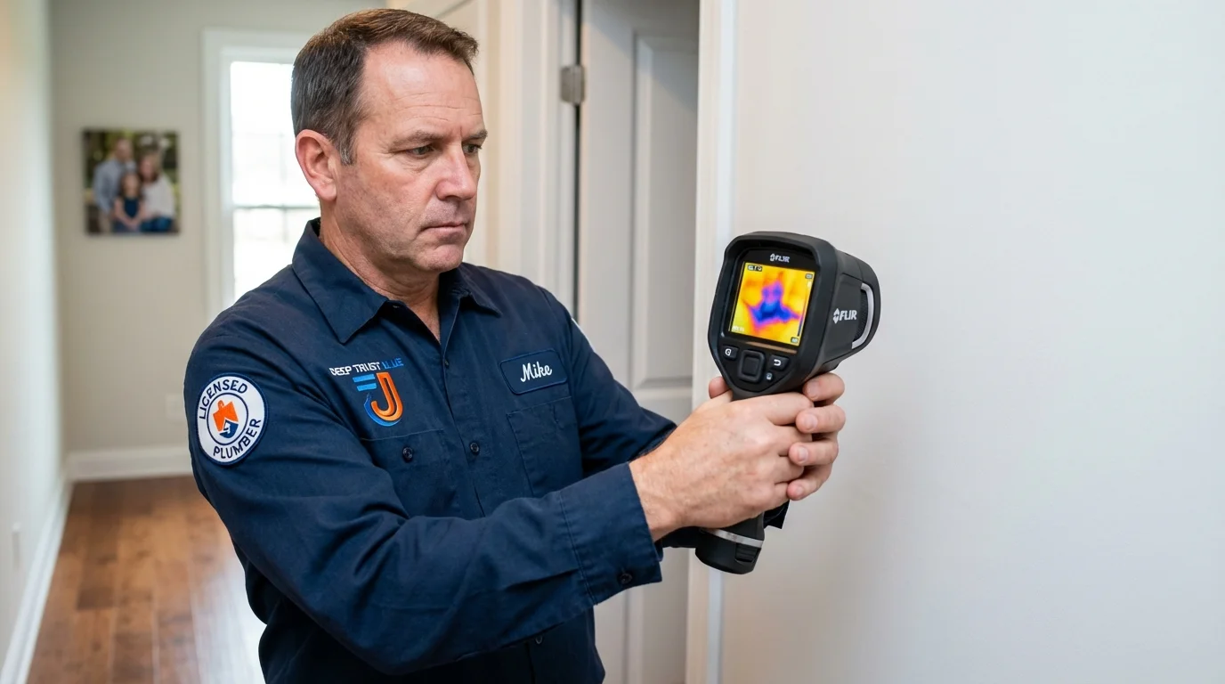 Thermal imaging leak detection by Johns Plumbing LLC in West Helena